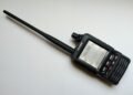 Yaesu FT2DR review - dual-band C4FM Fusion handheld radio showing touchscreen display