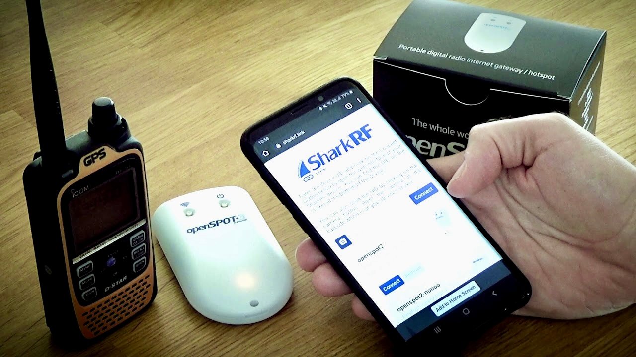 Fusion for Beginners - a digital voice ham radio connected to a SharkRF OpenSpot hotspot for digital network access. Photo credit: SharkRF.