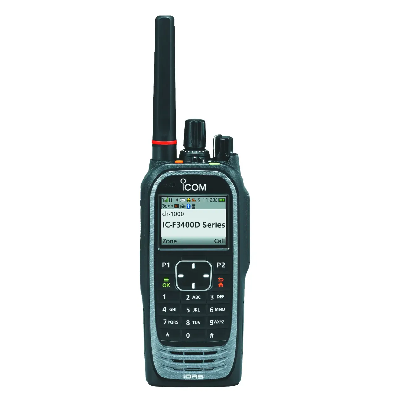 Icom IC-F3400DT IDAS handheld radio supporting NXDN digital voice - featured in the NXDN for Beginners guide.