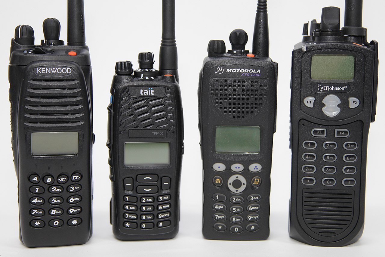 Kenwood, Tait, Motorola, and EF Johnson P25 handheld radios - featured in P25 for Beginners guide